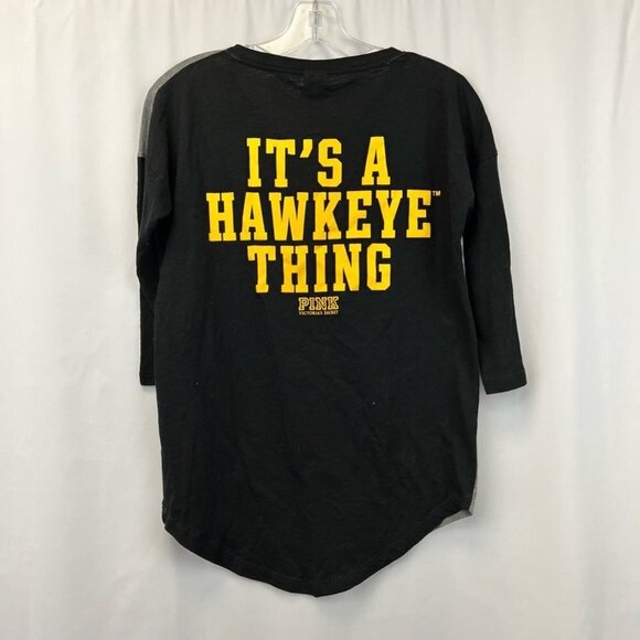 Its A Hawkeye Thing Womens Victorias Secret Pink T-Shirt Multicolor V Neck XS - Picture 6 of 10
